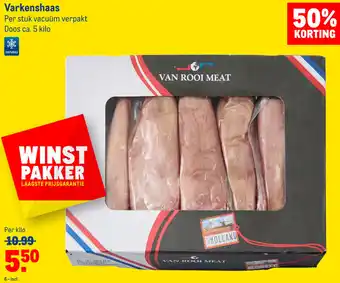 Makro Varkenshaas 5 kilo aanbieding