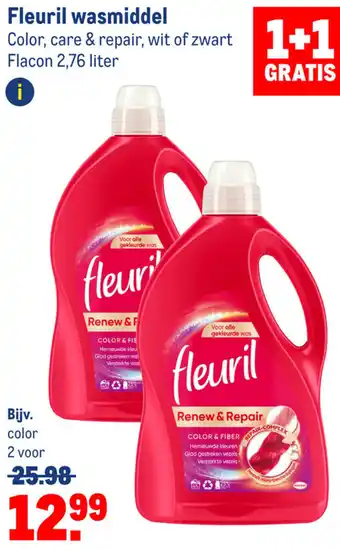 Makro Fleuril wasmiddel 2,76L aanbieding