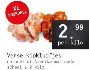 Naanhof Verse kipkluifjes naturel of amerika marinade aanbieding