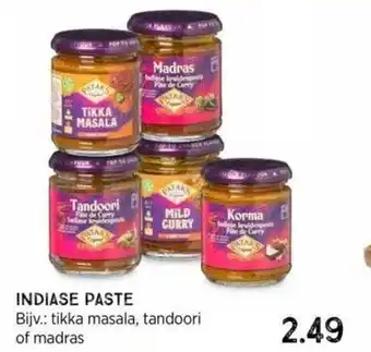 Xenos Indiase paste : tikka masala, tandoori of madras aanbieding