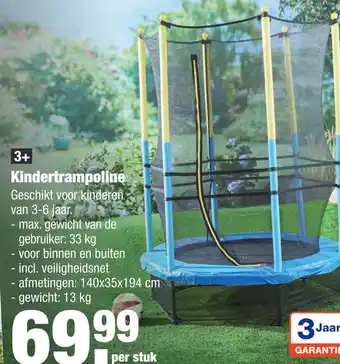 ALDI Kindertrampoline aanbieding