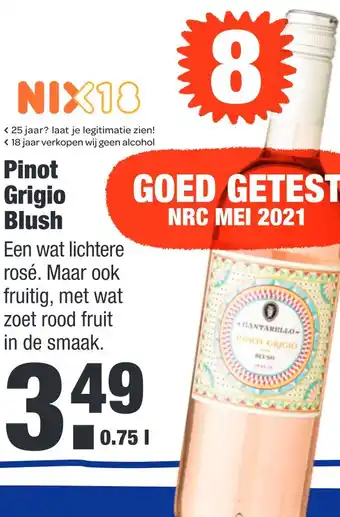 ALDI Pinot Grigio Blush aanbieding