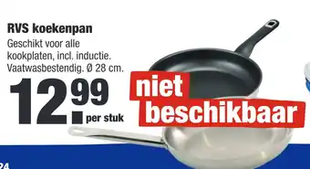 ALDI RVS koekenpan aanbieding