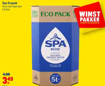 Makro Spa ecopak aanbieding