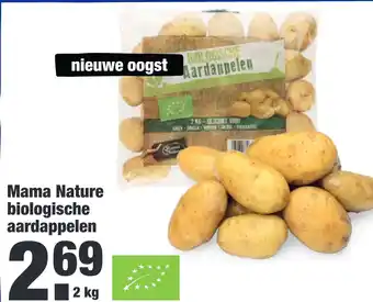 ALDI Mama Nature biologische aardappelen aanbieding