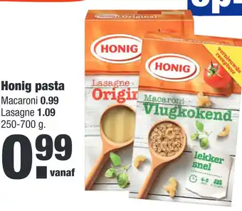 ALDI Honig pasta aanbieding