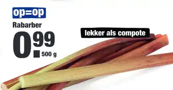 ALDI Rabarber aanbieding