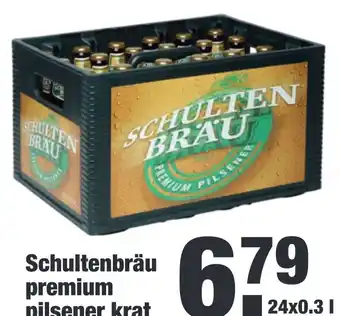 ALDI Schultenbräu premium pilsener krat aanbieding