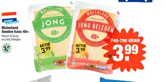 ALDI Molenland Goudse kaas 48+ aanbieding