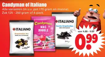 Dirk Candyman of Italiano aanbieding