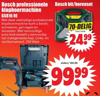 Dirk Bosch professionele klopboormachine aanbieding