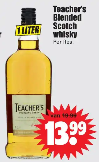 Dirk Teacher's Blended Scotch whisky W aanbieding