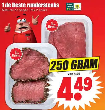 Dirk 1 de Beste rundersteaks aanbieding