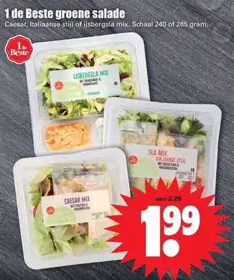 Dirk 1 de Beste groene salade aanbieding