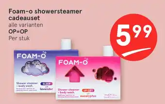 Etos Foam-o showersteamer cadeauset aanbieding