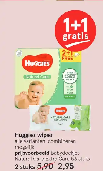 Etos Huggies wipes aanbieding