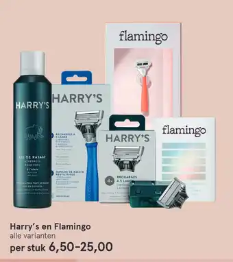 Etos Harry's en Flamingo aanbieding