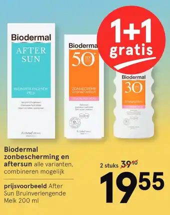 Etos Biodermal zonbescherming en aftersun aanbieding