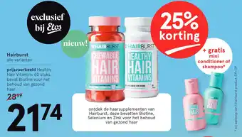 Etos Hairburst aanbieding