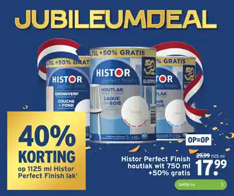 GAMMA Histor Perfect Finish aanbieding