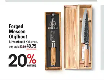 Sligro Forged Messen Olijfhout per stuk aanbieding