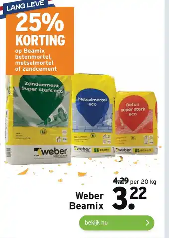 GAMMA Weber Beamix aanbieding