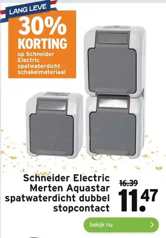 GAMMA Schneider Electric Merten Aquastar aanbieding