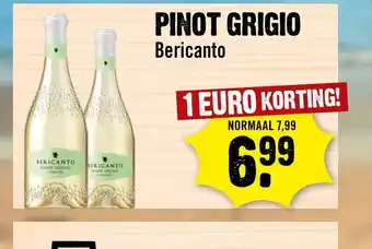 Dirck 3 Pinot Grigio Bericanto aanbieding