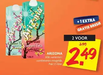 Dekamarkt Arizona 2*1.5L aanbieding