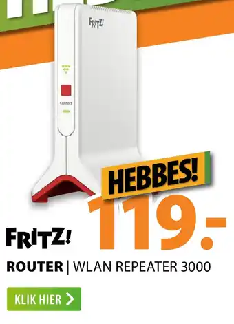 Expert Fritz Router Wlan Repeater 3000 | aanbieding