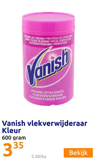 Action Vanish vlekverwijderaar Kleur aanbieding