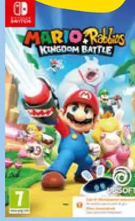 Intertoys Nintendo Switch Mario + Rabbids Kingdom Battle - code in a box aanbieding