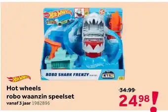 Intertoys Hot Wheels City robo haai waanzin speelset aanbieding