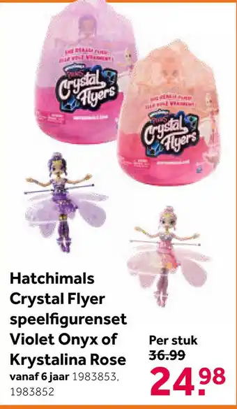 Intertoys Hatchimals Crystal Flyers speelfigurenset Krystalina R aanbieding