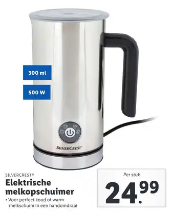 Lidl Elektrische melkopschuimer aanbieding