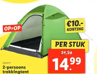 Lidl 2-persoons trekkingtent 11 aanbieding