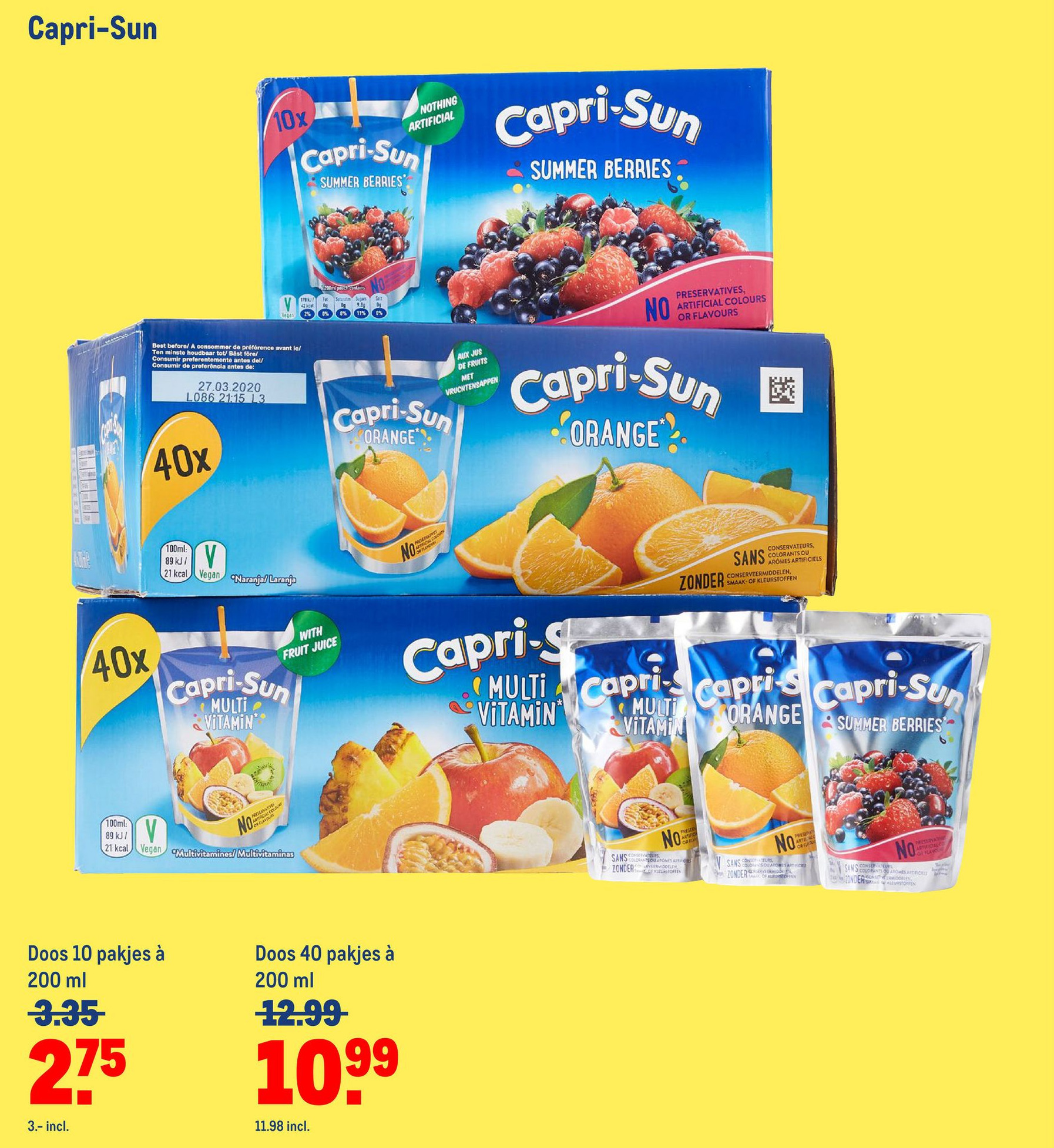 Caprisun aanbieding bij Makro