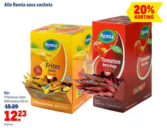 Makro Alle remia saus sachets aanbieding