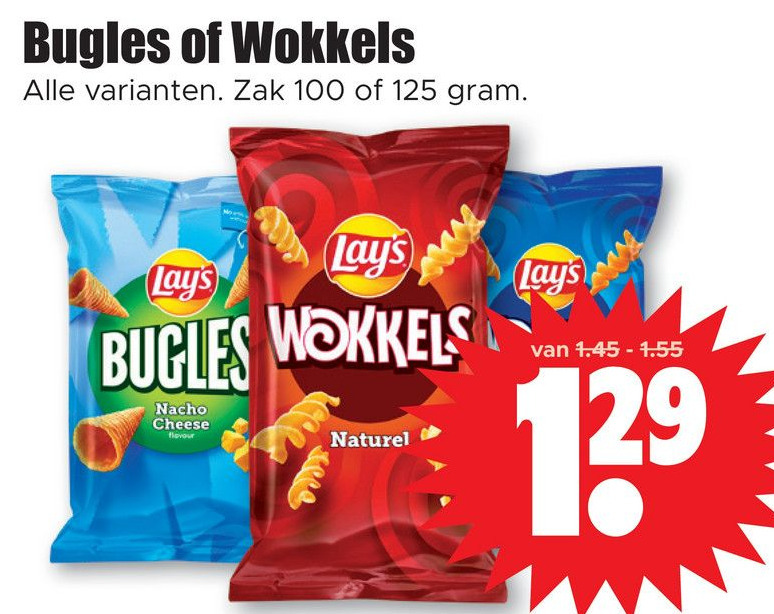 Bugles of wokkels aanbieding bij Dirk