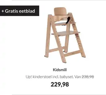 Babypark Kidsmill up! kinderstoel incl. babyset aanbieding