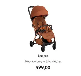 Babypark Leclerc hexagon buggy aanbieding