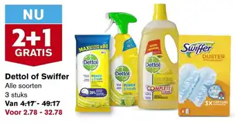 Hoogvliet Dettol of Swiffer aanbieding