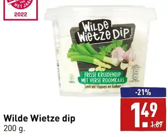 ALDI Wilde Wietze dip 200g aanbieding