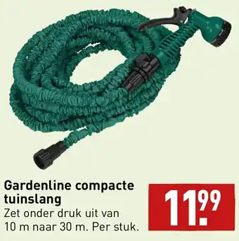 ALDI Gardenline compacte tuinslang 30cm aanbieding