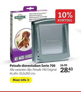 Pets Place Petsafe Dierenluiken Serie 700 10% Korting aanbieding