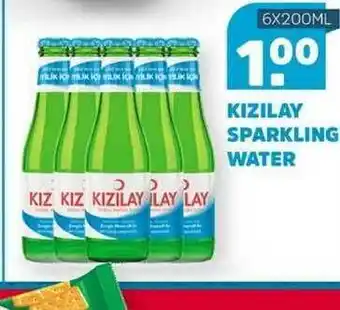 Sahan Supermarkten Kizilay sparkling water 6x200 ml aanbieding