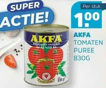 Sahan Supermarkten Akfa tomaten puree 830 gram aanbieding