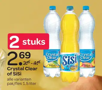 Spar Crystal clear of sisi aanbieding