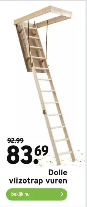 GAMMA Dolle vlizotrap vuren aanbieding