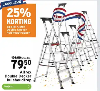 GAMMA Altrex Double Decker huishoudtrap aanbieding